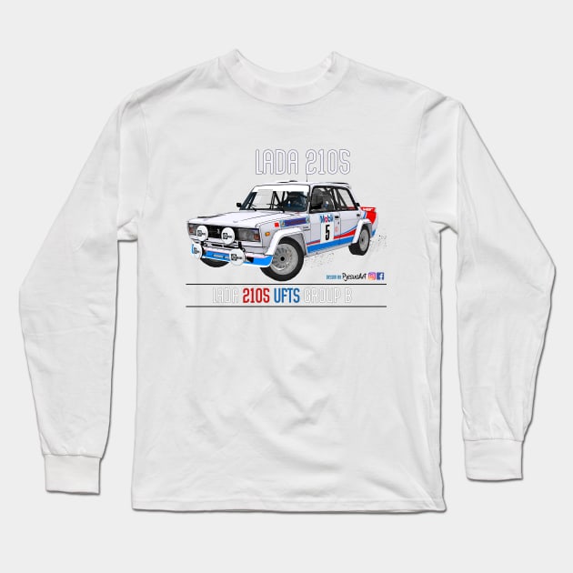 Lada 2105 VFTS Group B Front 07 Long Sleeve T-Shirt by PjesusArt